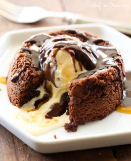 Chocolate molten lava cake