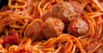 Crockpot spaghetti