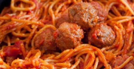 Crockpot spaghetti