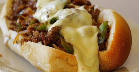 Slow cooker philly cheesesteak sandwiches