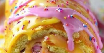 Easter cake roll